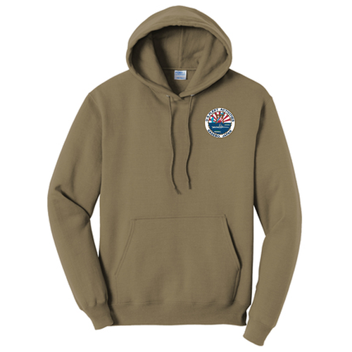 Port and Company Core Fleece Pullover Hooded Sweatshirt -- Coyote Brown