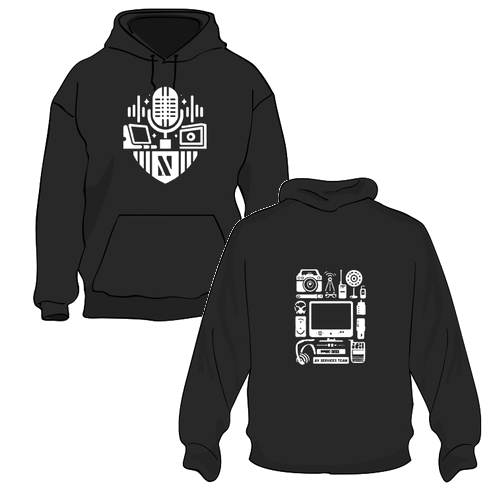 Gildan Heavy Blend Hooded Sweatshirt -- Black