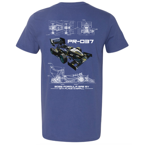 Panther Racing PR-037 Tee -- Metro Blue
