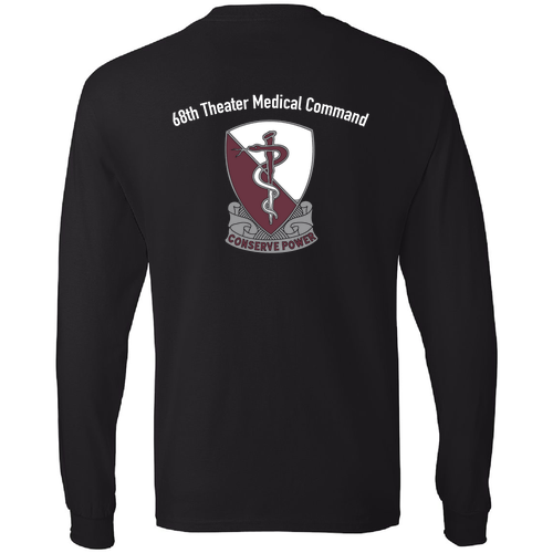 Hanes Adult 6 oz. Authentic-T Long-Sleeve T-Shirt -- Black