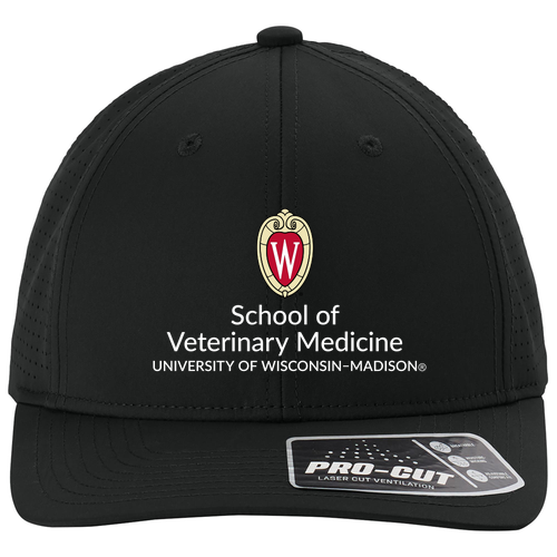 Sport-Tek Pro-Cut Adjustable Cap -- Black