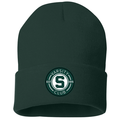 Sportsman Solid 12" Cuffed Beanie -- Forest