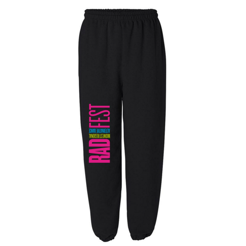 Gildan Elastic Bottom Sweatpants -- Black