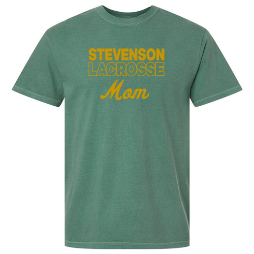 Comfort Colors Stevenson Lacrosse MOM Tee  -- Light Green
