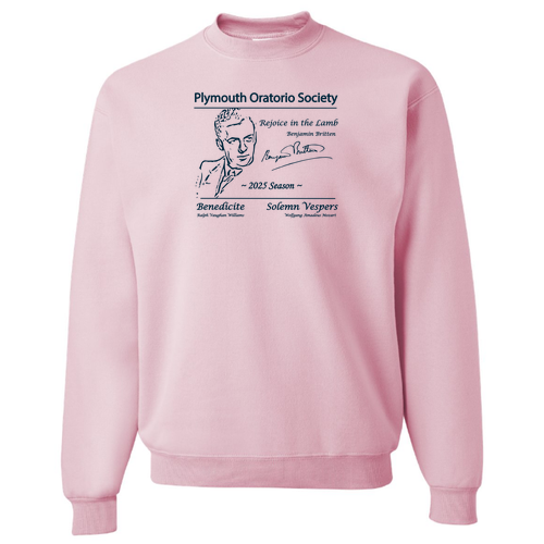 Jerzees 8 Oz., 50/50 Nublend Fleece Crewneck Sweatshirt -- Classic Pink
