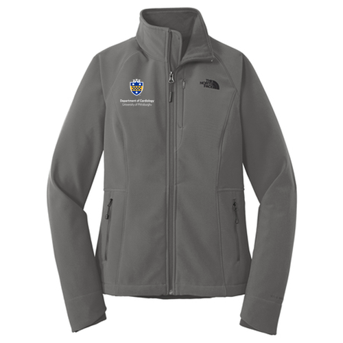 Cardiology North Face Ladies Soft Shell Jacket -- Asphalt Grey