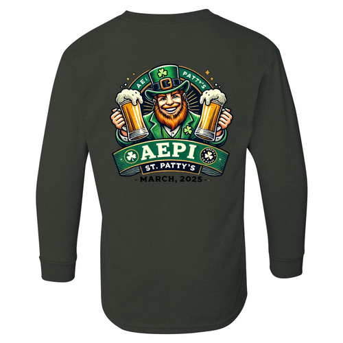 Gildan Youth Heavy Cotton Longsleeve -- Forest Green