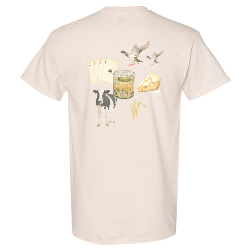 Gildan Heavy Cotton Basic T-Shirt -- Natural