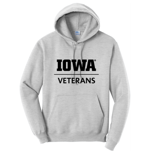 Port and Company Core Fleece Pullover Hooded Sweatshirt -- Ash