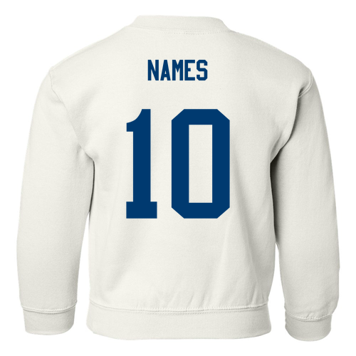 Gildan Heavy Blend Youth Crew Neck Sweatshirt -- White