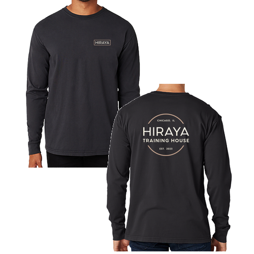 Long Sleeve Tee -- Pirate Black