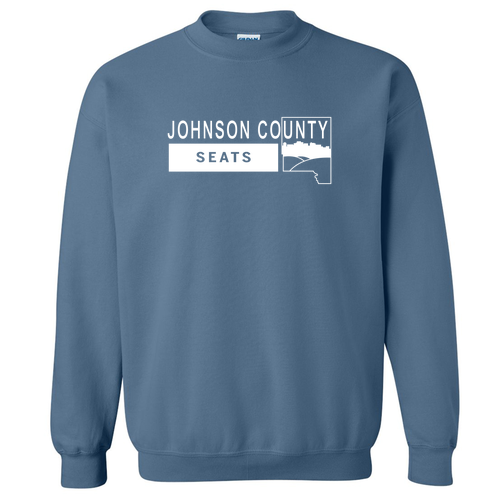 Gildan Heavy Blend Crew Neck Sweatshirt -- Indigo Blue