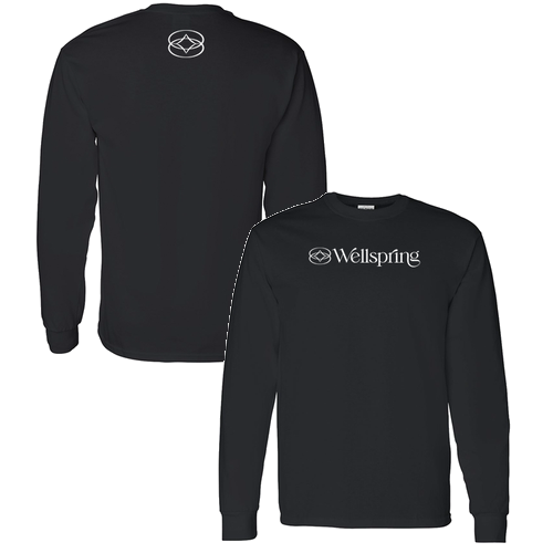 Gildan Heavy Cotton Longsleeve Basic T-Shirt -- Black