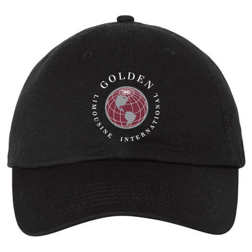 Valucap Bio-Washed Unstructured Hat -- Black