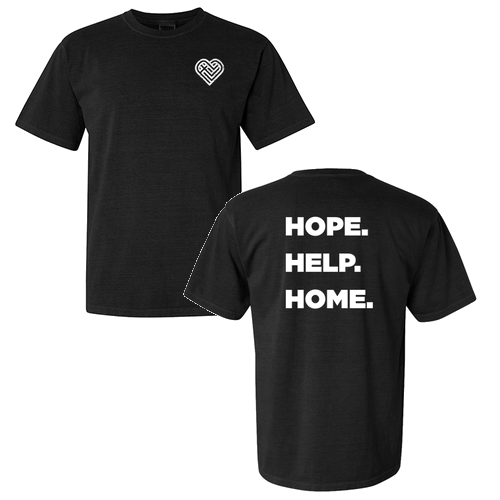 Comfort Colors Ringspun Garment Dyed T Shirt -- Black