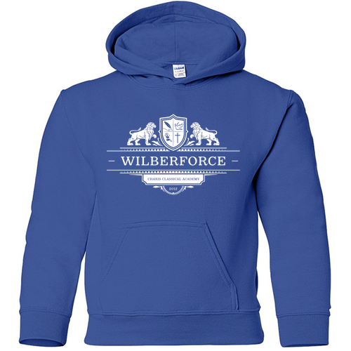 Gildan Heavy Blend Youth Hooded Sweatshirt -- Royal