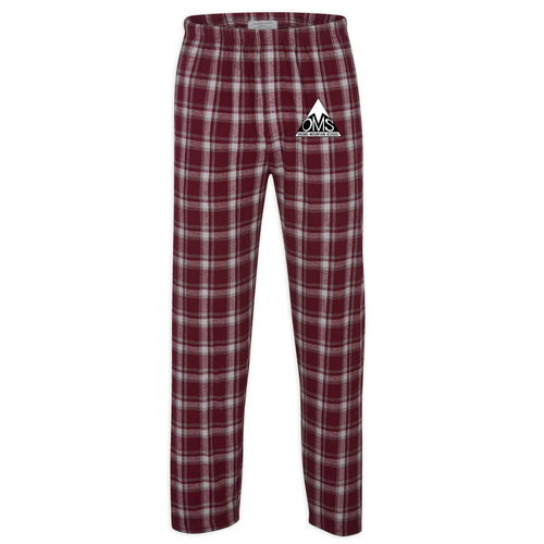 Boxercraft Men's Harley Flannel Pants With Pockets -- Heritage Maroon Plaid