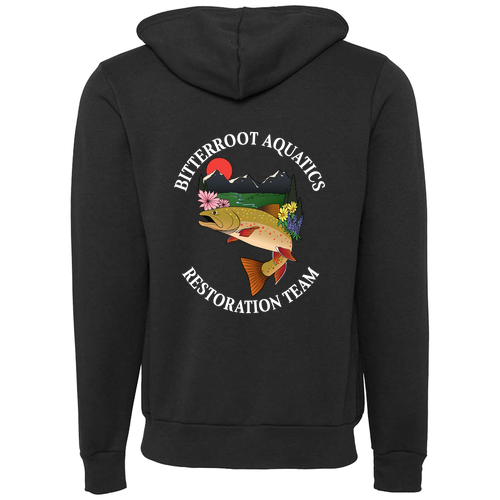 Bella Canvas Unisex Full-Zip Hooded Sweatshirt -- Dark Grey