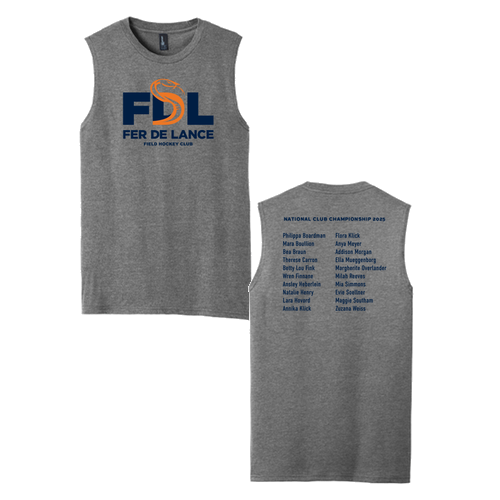 Mens/Unisex District Soft V.I.T. Muscle Tank -- Grey Frost, U14