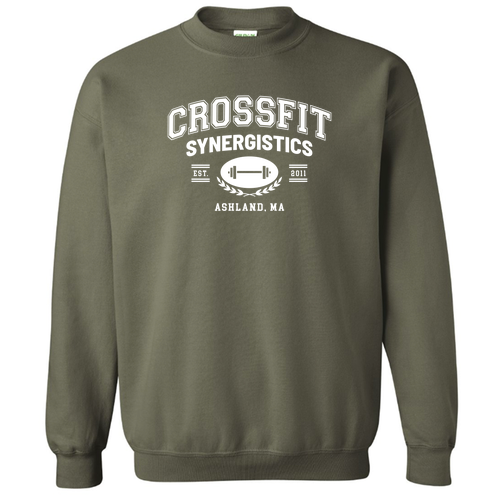 Gildan Heavy Blend Crew Neck Sweatshirt -- Military Green
