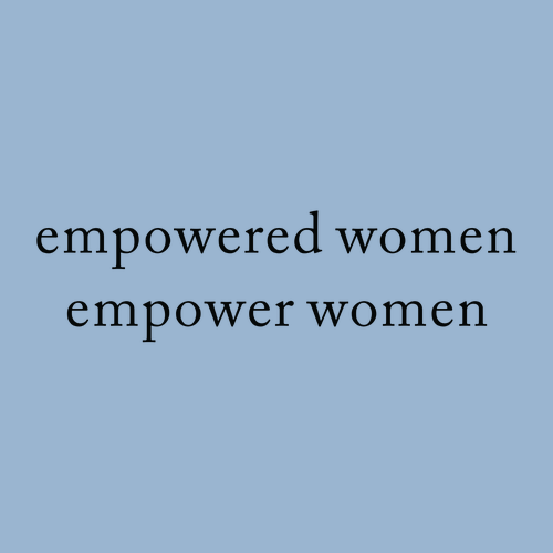Empowered Women Crew Neck Sweatshirt -- Light Blue