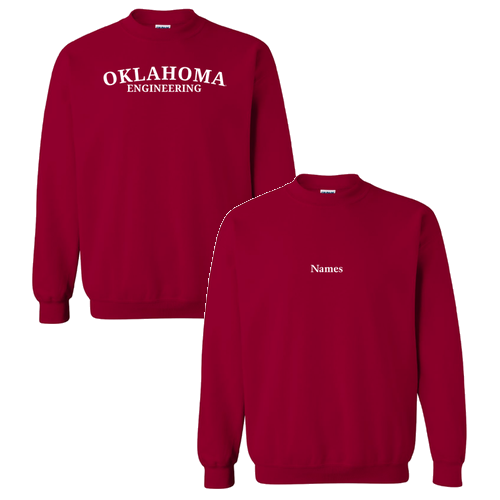 Gildan Heavy Blend Crew Neck Sweatshirt -- Cardinal Red