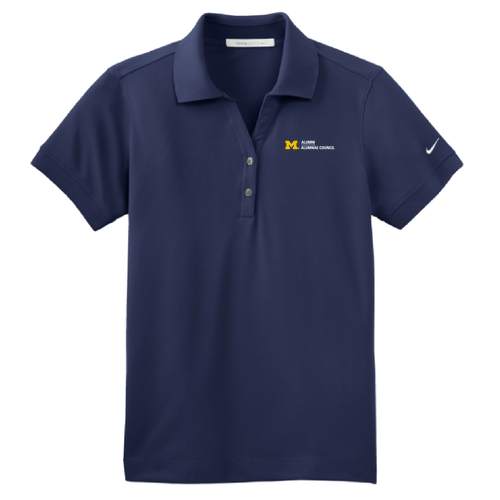 Ladies Nike Golf Dri-Fit Classic Polo -- Midnight Navy