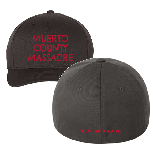 Yupoong Flexfit Low Profile Twill Embroidered Hat -- Dark Grey