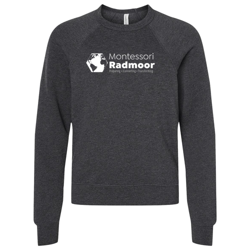 Youth Bella Canvas Sweatshirt -- Dark Grey Heather
