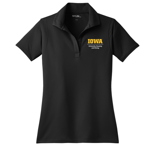 Sport Tek Ladies Micropique Sport Wick Sport Shirt -- Black