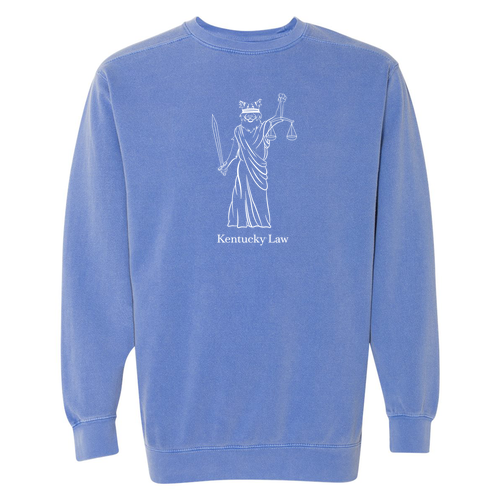 Comfort Colors Crewneck Sweatshirt -- Flo Blue