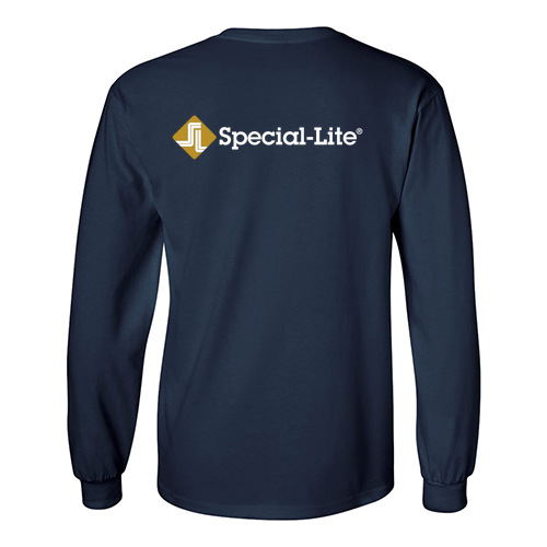 Gildan Ultra Cotton Longsleeve Basic T-Shirt -- Navy