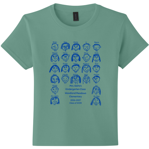 Gildan Heavy Cotton Basic Youth T-Shirt -- Aquatic