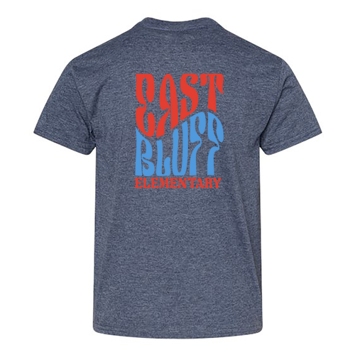 Gildan Youth Softstyle T-Shirt -- Heather Navy