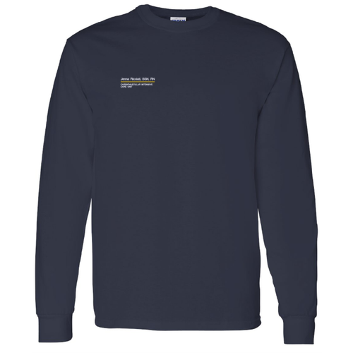 Gildan Heavy Cotton Longsleeve Basic T-Shirt -- Navy