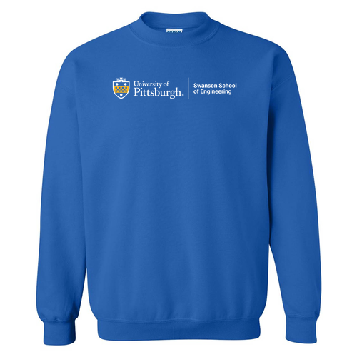 Pitt Shield Crew Neck Sweatshirt -- Royal