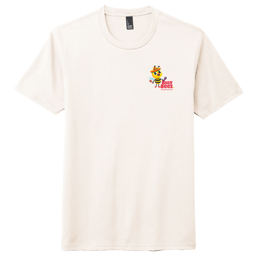 District Made Mens Perfect Tri Crew Tee Fiesta  -- Natural