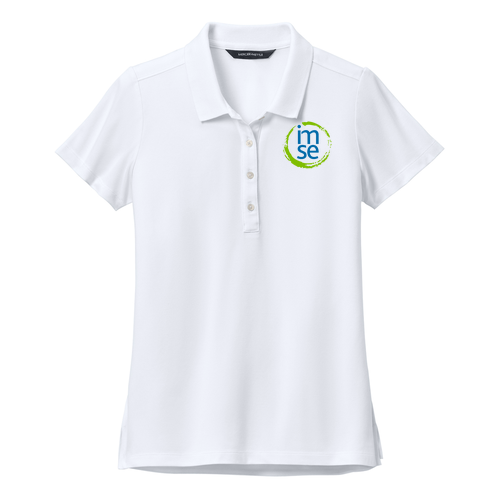 Women's Stretch Jersey Polo -- White