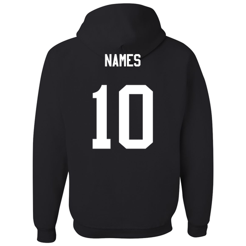 Jerzees 8 oz 50/50 Nublend Adult Hooded Sweatshirt -- Black