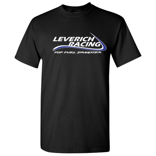 Gildan Heavy Cotton Basic T-Shirt Classic Front Dragster Back -- Black