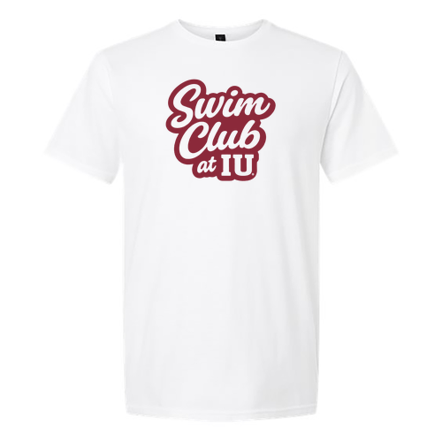 Swim Club at IU (design 2) -- White