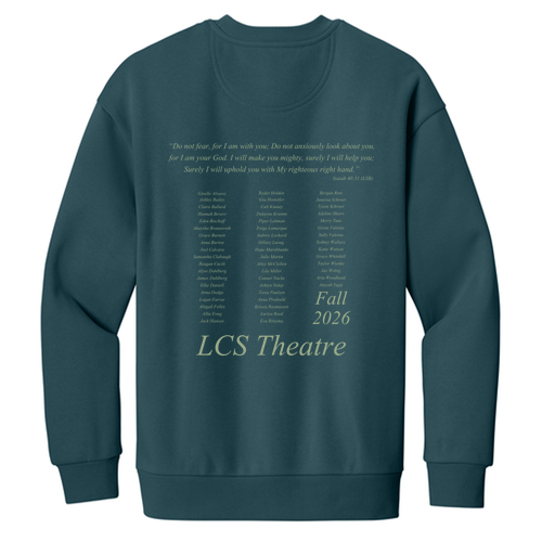 District V.I.T. Heavyweight Fleece Crew -- Deep Cyan