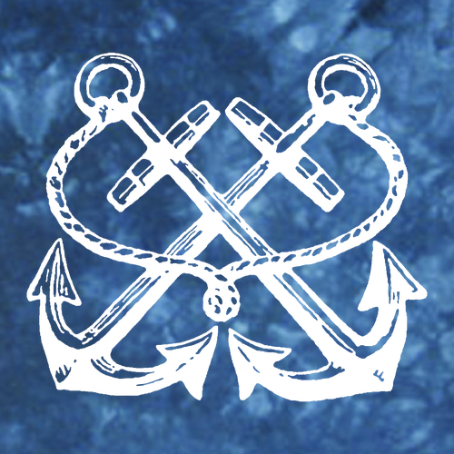 Hanes 7.8 Oz., 50/50 Comfort Blend Fleece Pullover Hood Adult (Design 2) -- Navy