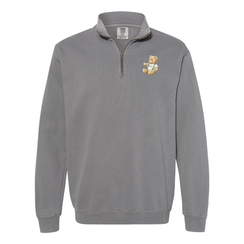 Comfort Colors Adult Quarter Zip Sweatshirt -- Grey