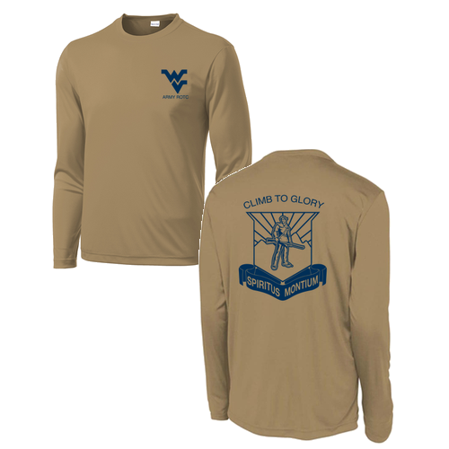 Sport Tek Long Sleeve Competitor -- Coyote Brown