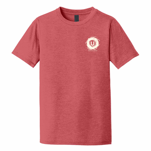 Youth District Soft Perfect Tri Tee -- Red Frost