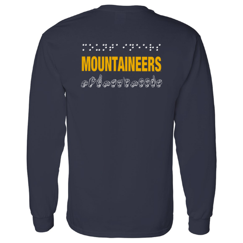 Gildan Heavy Cotton Longsleeve Basic T-Shirt -- Navy