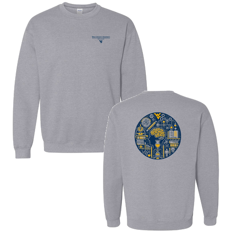 Gildan Heavy Blend Crew Neck Sweatshirt -- Sport Grey