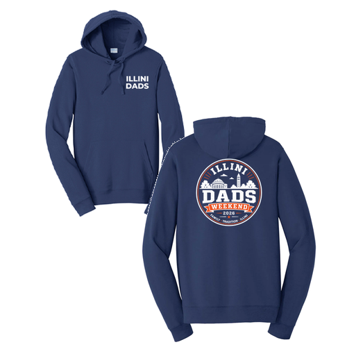 Illini Dads Hoodie -- Team Navy