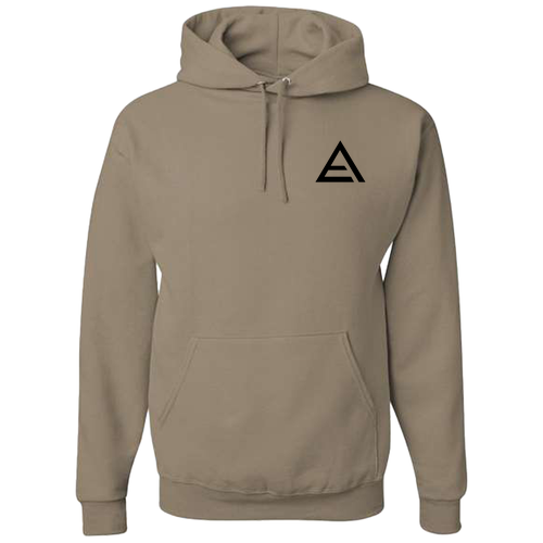 Jerzees 8 oz 50/50 Nublend Adult Hooded Sweatshirt -- Khaki